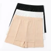 New summer ice silk anti-glare safety pants, women's double-layer seamless crotch coverage high-waisted safety shorts, stretch leggings Item Picture